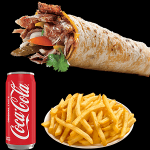 products 31. menü dürüm döner mit cola und pommes
