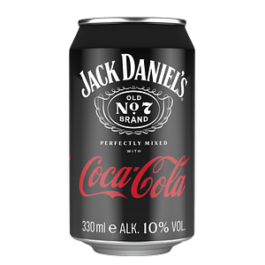 products 132. jack daniel's & coca cola 0,33l dose 10%alk