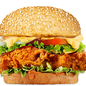 products 40. crispy nuggets burger